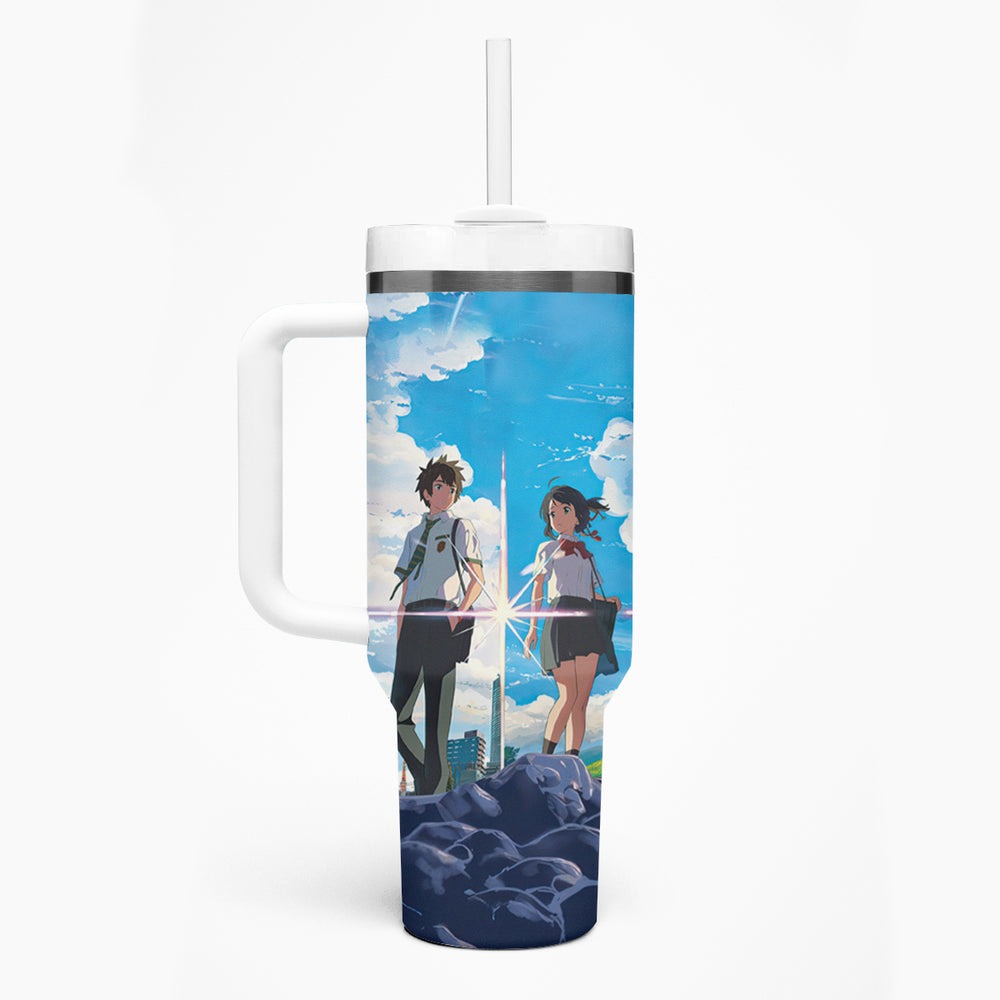Your Name Hoodie Kimi no Na wa Tumbler With Handle Anime Style TS04 Your Name Hoodie Kimi no Na wa Tumbler With Handle Anime Style TS04