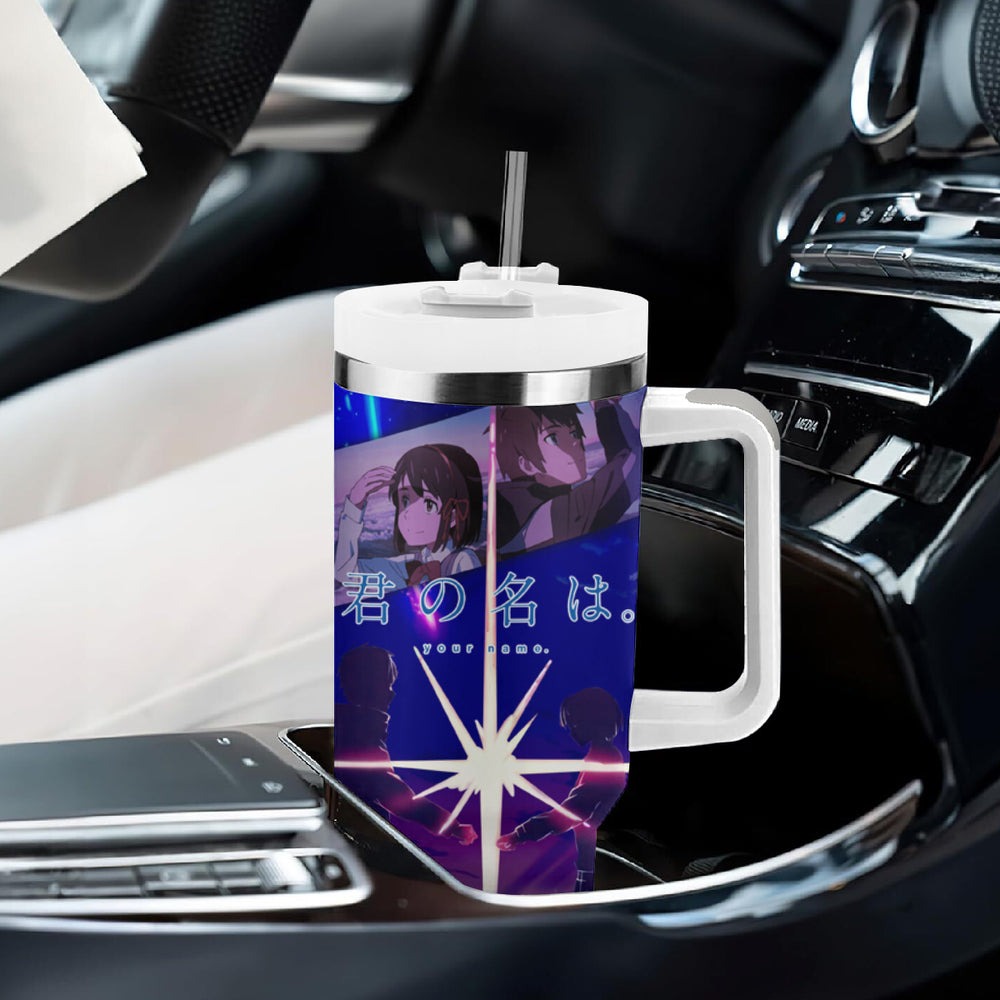 Your Name Hoodie Kimi no Na wa Tumbler With Handle Anime Style TS04 Your Name Hoodie Kimi no Na wa Tumbler With Handle Anime Style TS04