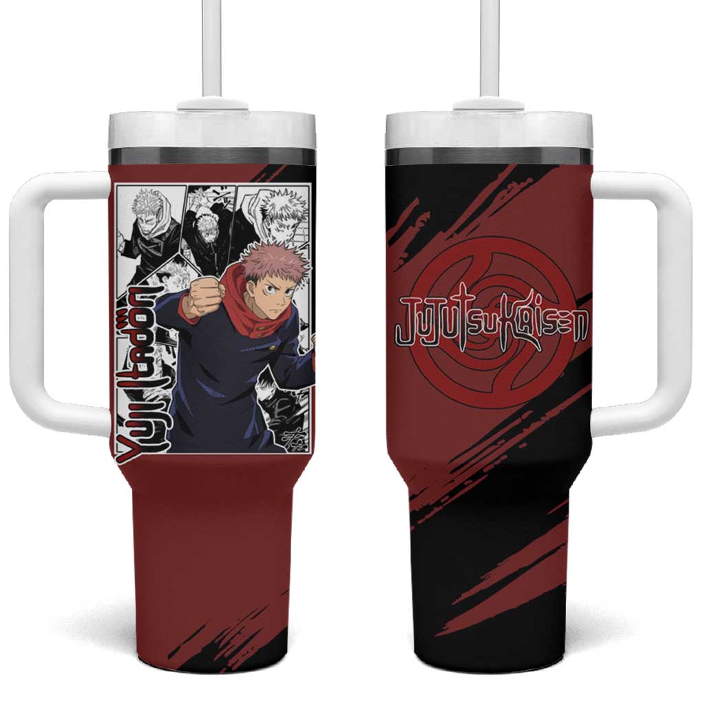 Yuji Itadori - Jujustu Kaisen Tumbler With Handle Anime Mix Manga Style TS04