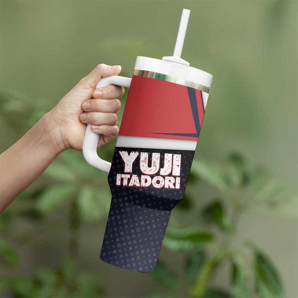 Yuji Itadori Tumbler With Handle Casual Anime Hero Style TS04