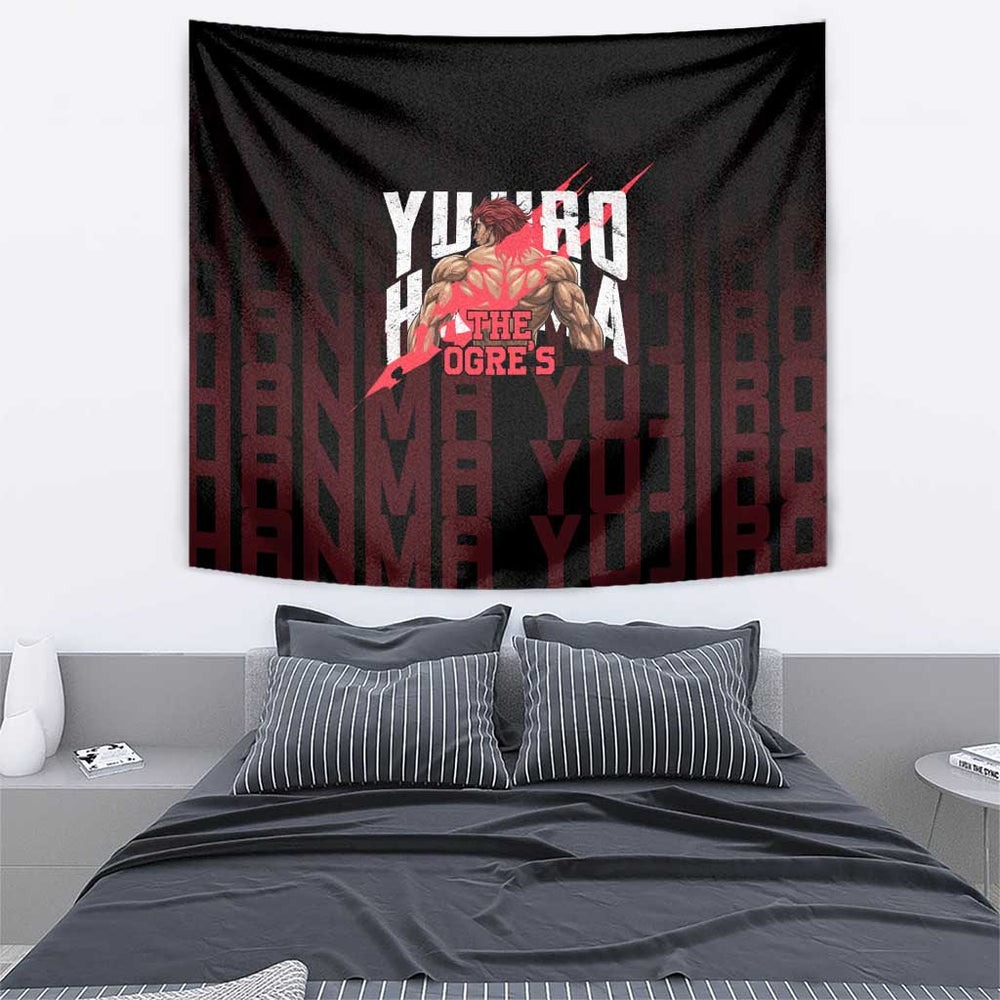Yujiro Hanma The Ogre Baki Series Gym Theme Tumbler With Handle with Muscular Back Design and Bold Typography TS04 Yujiro Hanma The Ogre Baki Series Gym Theme Tumbler With Handle with Muscular Back Design and Bold Typography TS04
