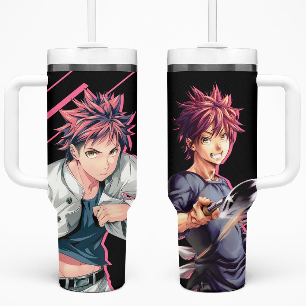 Yukihira Souma Tumbler With Handle Shokugeki no Souma TS04 Yukihira Souma Tumbler With Handle Shokugeki no Souma TS04
