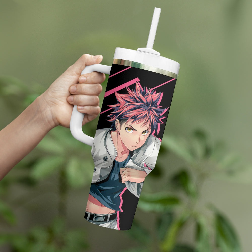 Yukihira Souma Tumbler With Handle Shokugeki no Souma TS04 Yukihira Souma Tumbler With Handle Shokugeki no Souma TS04