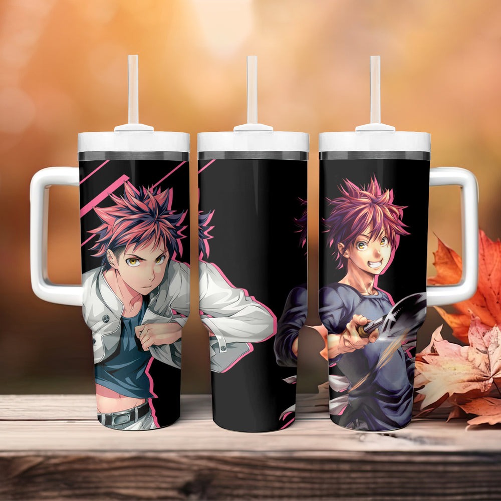 Yukihira Souma Tumbler With Handle Shokugeki no Souma TS04 Yukihira Souma Tumbler With Handle Shokugeki no Souma TS04