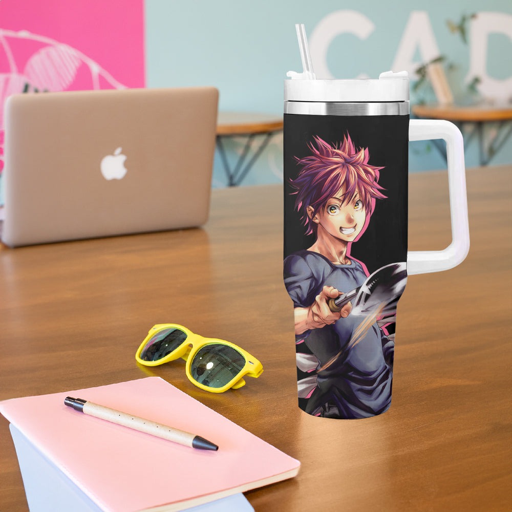 Yukihira Souma Tumbler With Handle Shokugeki no Souma TS04 Yukihira Souma Tumbler With Handle Shokugeki no Souma TS04