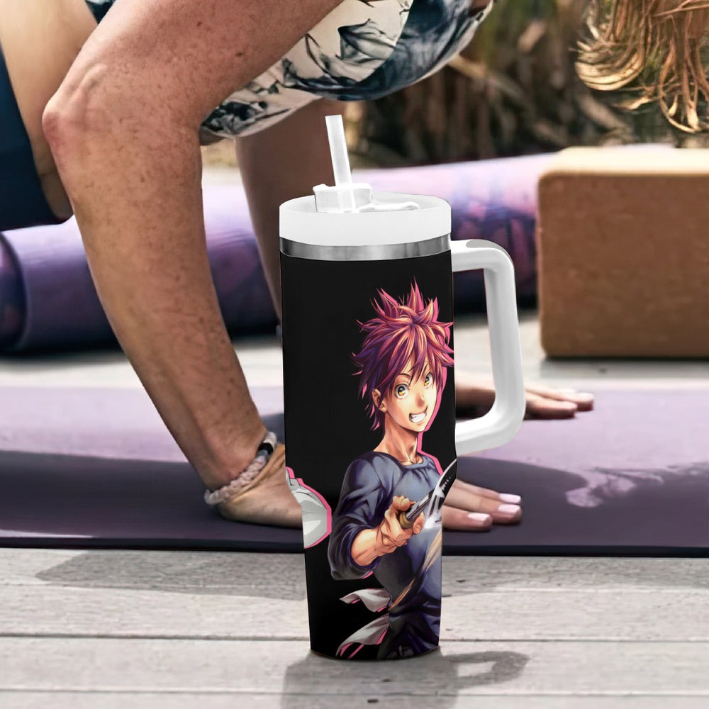 Yukihira Souma Tumbler With Handle Shokugeki no Souma TS04 Yukihira Souma Tumbler With Handle Shokugeki no Souma TS04