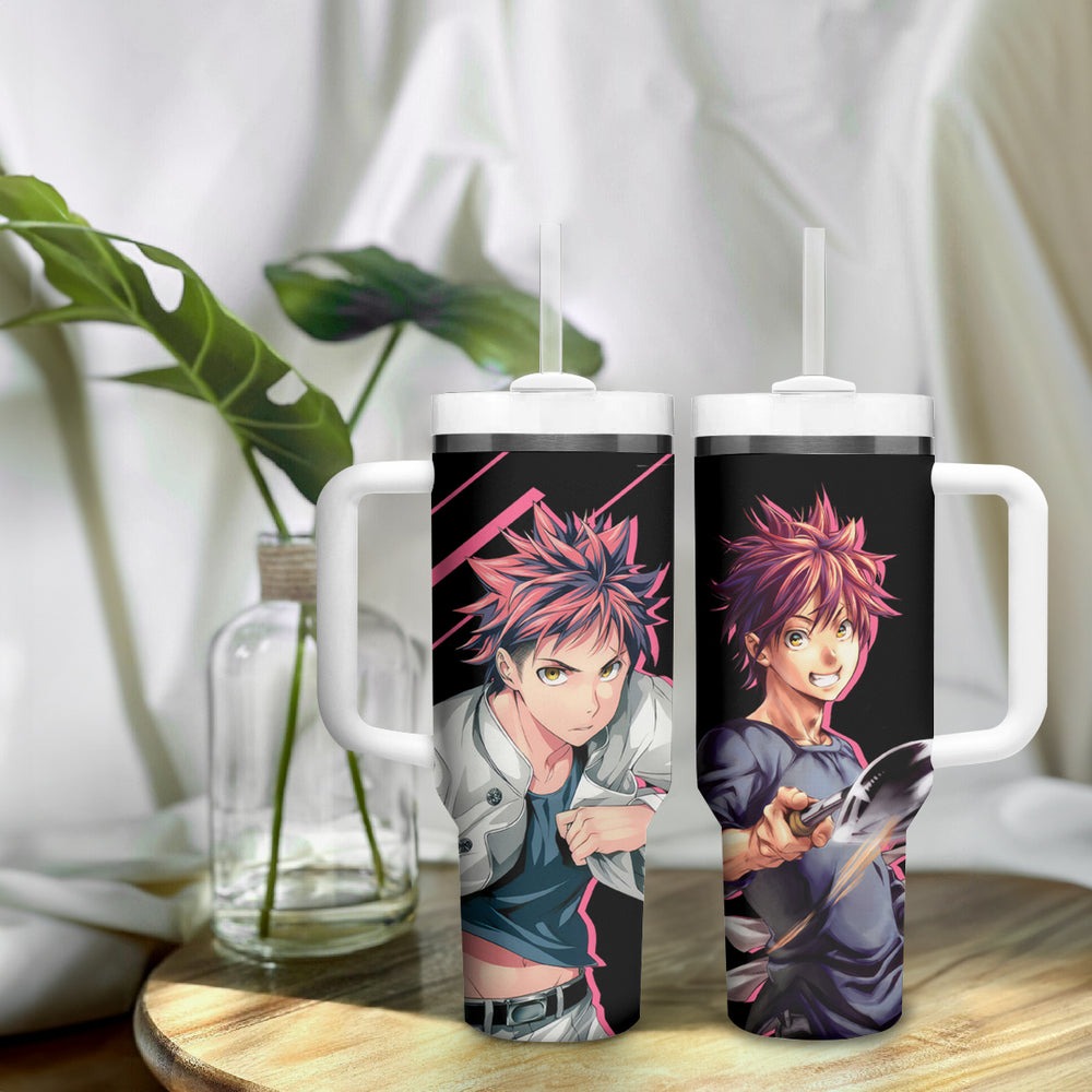 Yukihira Souma Tumbler With Handle Shokugeki no Souma TS04 Yukihira Souma Tumbler With Handle Shokugeki no Souma TS04