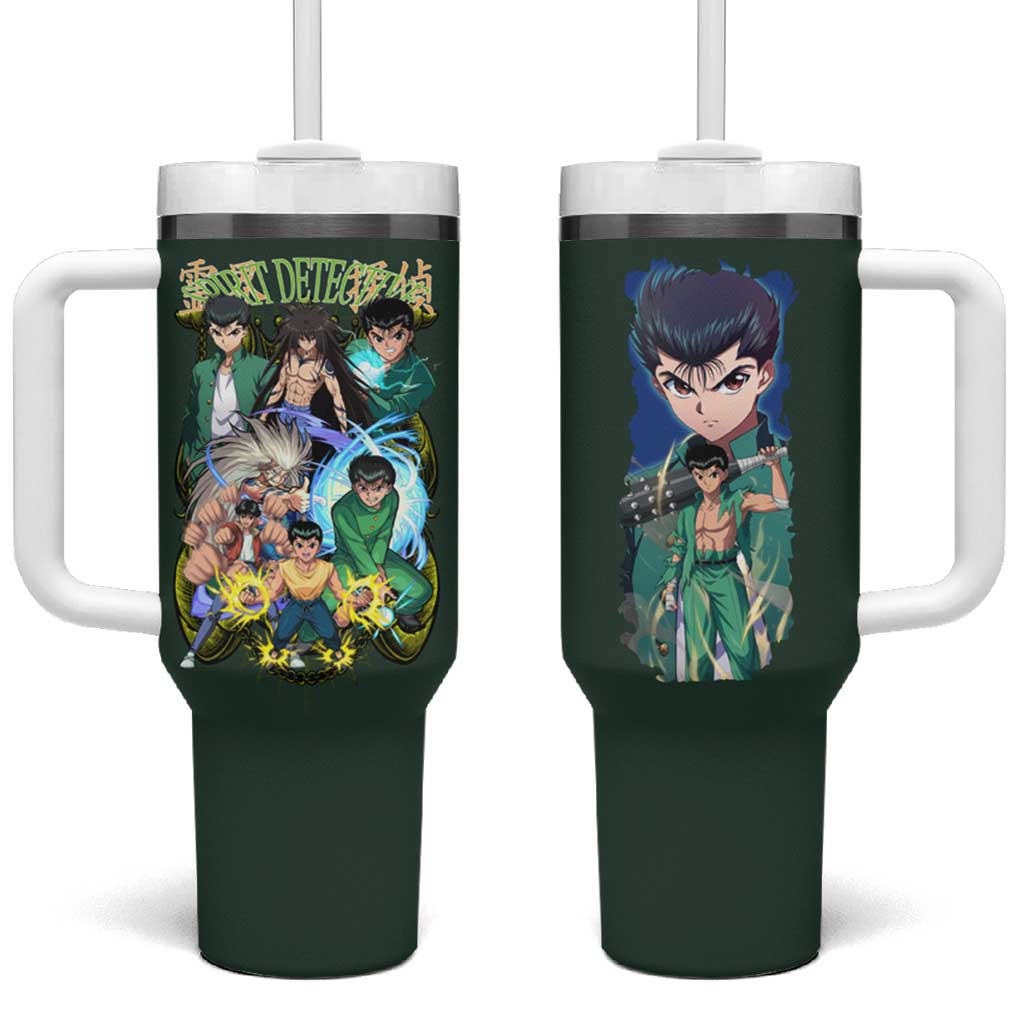 Yusuke Urameshi V4 Yuyu Hakusho Tumbler With Handle Japan Anime Style TS04