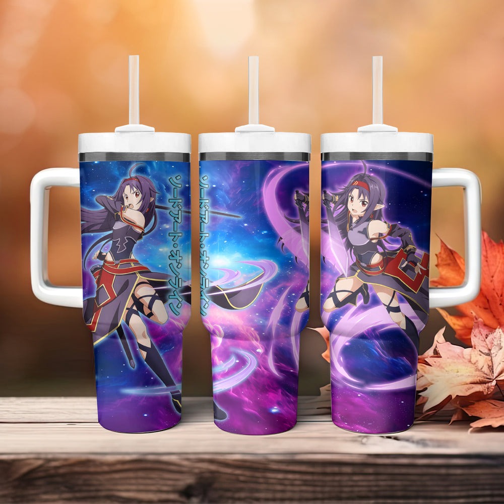 Yuuki Tumbler With Handle Sword Art Galaxy Style TS04