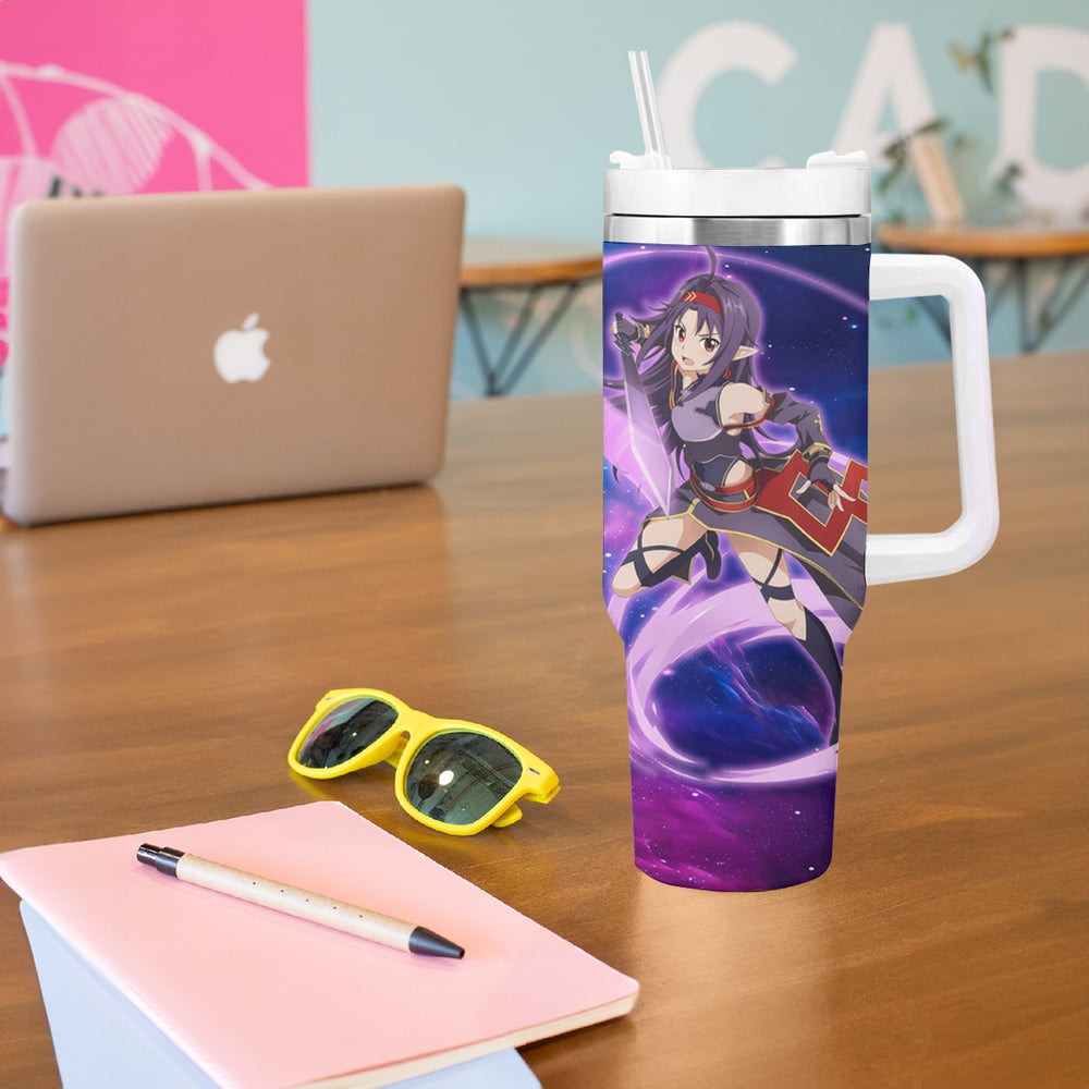 Yuuki Tumbler With Handle Sword Art Galaxy Style TS04