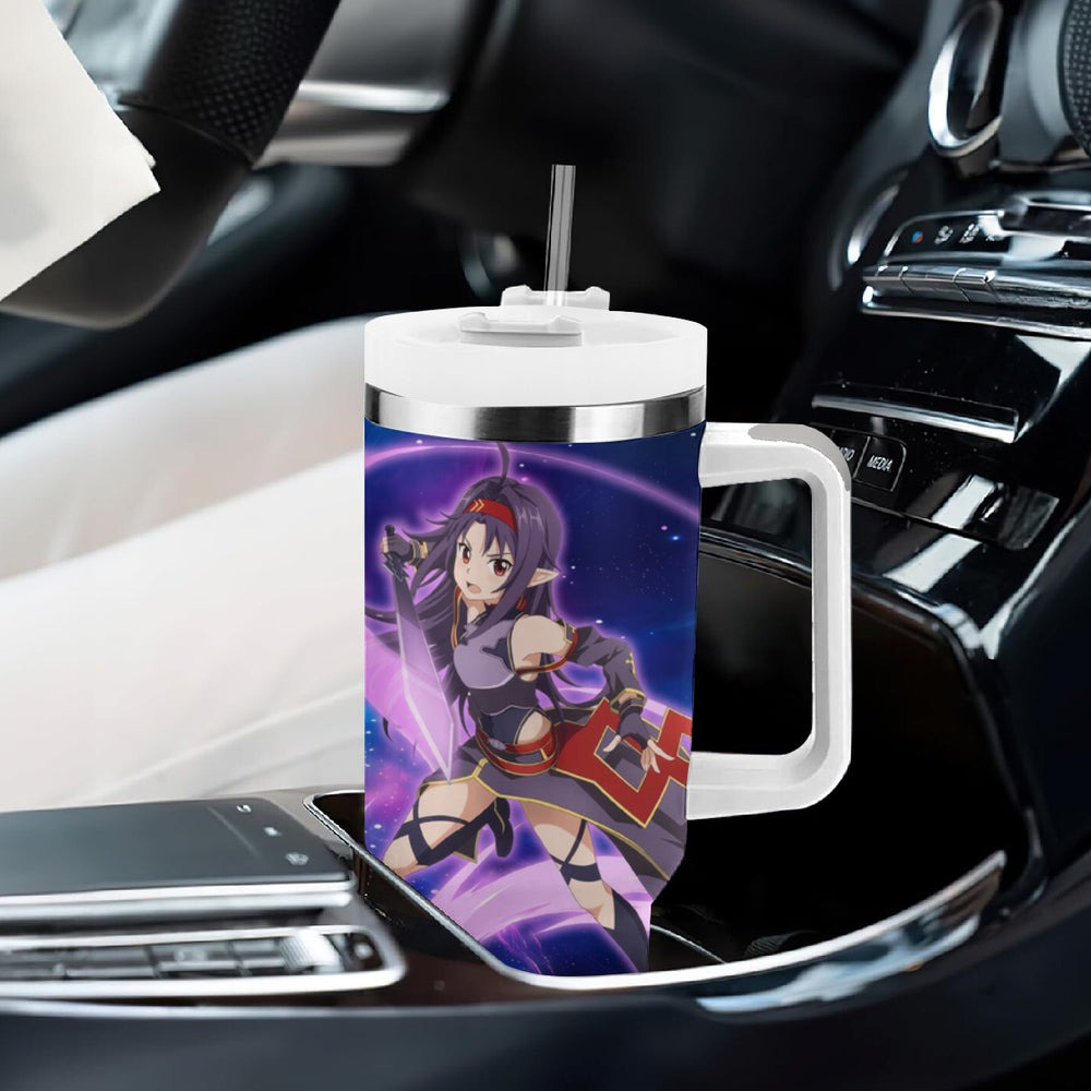 Yuuki Tumbler With Handle Sword Art Galaxy Style TS04