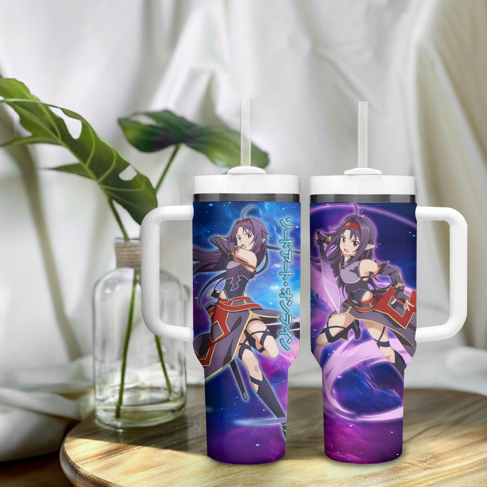 Yuuki Tumbler With Handle Sword Art Galaxy Style TS04