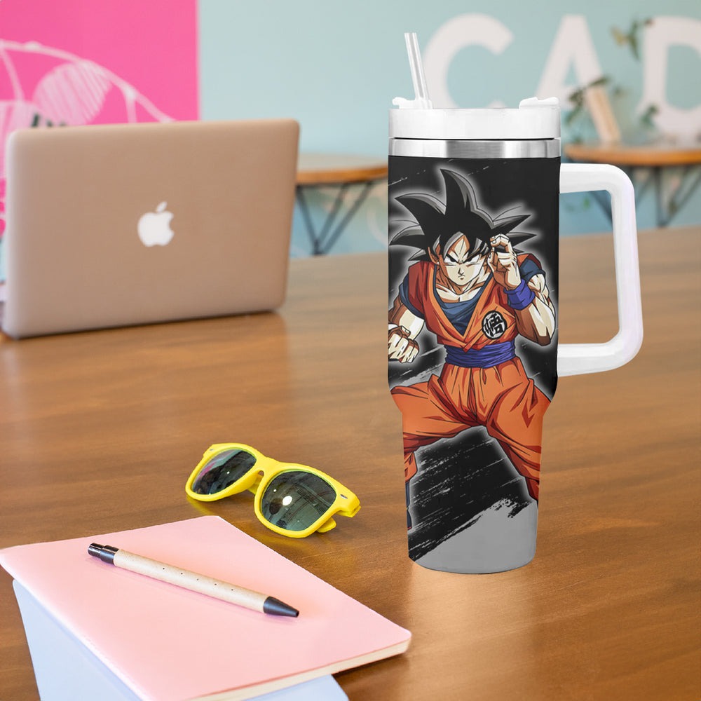 Z Goku Tumbler With Handle Anime Dragon Ball TS04 Z Goku Tumbler With Handle Anime Dragon Ball TS04