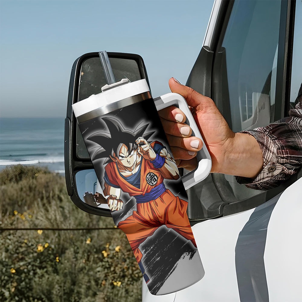 Z Goku Tumbler With Handle Anime Dragon Ball TS04 Z Goku Tumbler With Handle Anime Dragon Ball TS04