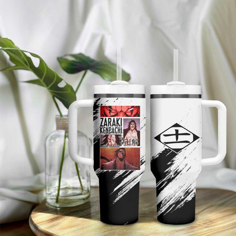 Zaraki Kenpachi TYBWA Bleach Tumbler With Handle Anime Style TS04 Zaraki Kenpachi TYBWA Bleach Tumbler With Handle Anime Style TS04