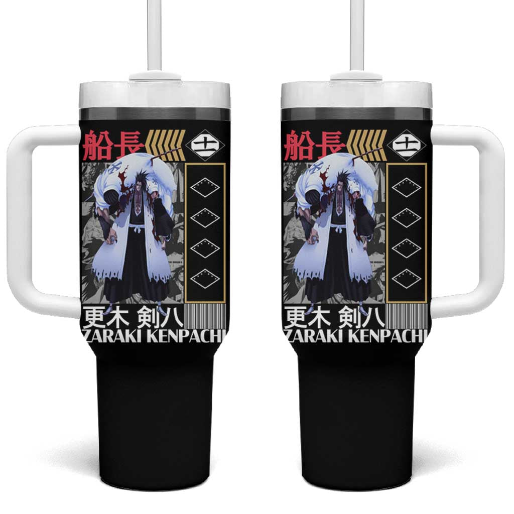 Zaraki Kenpachi TYBWA V2 Bleach Tumbler With Handle Anime Style TS04