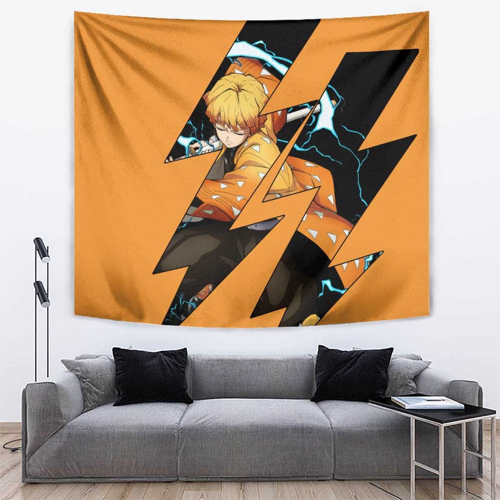 Zenitsu - Demon Slayer Tapestry Anime Style TS04 Zenitsu - Demon Slayer Tapestry Anime Style TS04