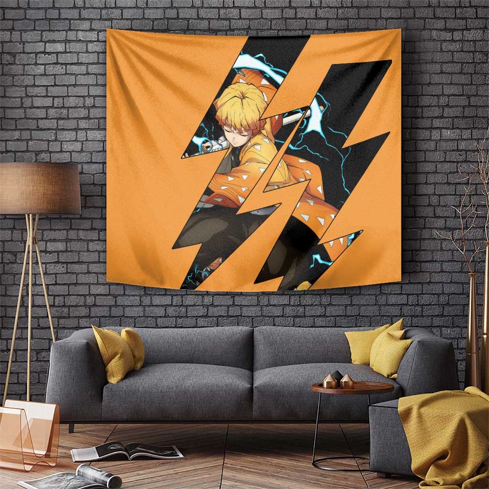 Zenitsu - Demon Slayer Tapestry Anime Style TS04 Zenitsu - Demon Slayer Tapestry Anime Style TS04