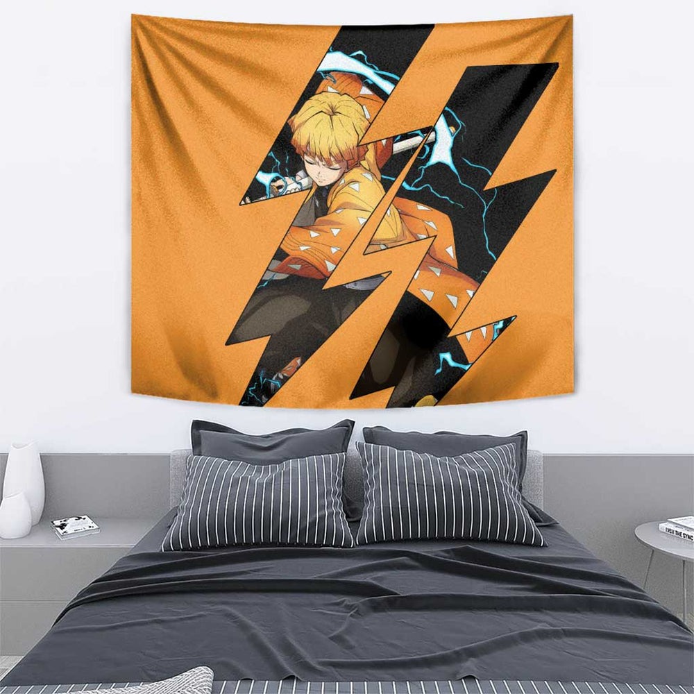 Zenitsu - Demon Slayer Tapestry Anime Style TS04 Zenitsu - Demon Slayer Tapestry Anime Style TS04