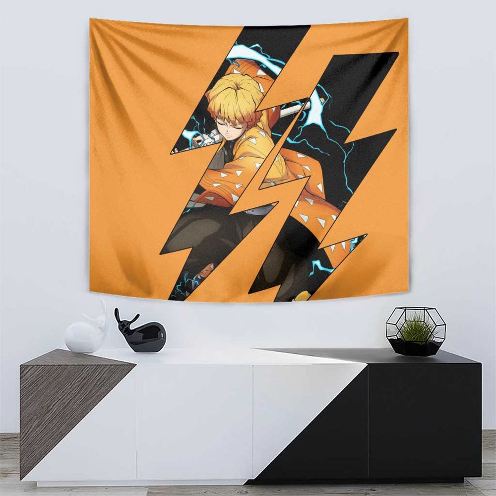 Zenitsu - Demon Slayer Tapestry Anime Style TS04 Zenitsu - Demon Slayer Tapestry Anime Style TS04