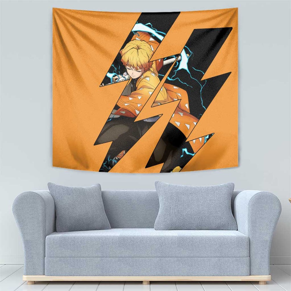 Zenitsu - Demon Slayer Tapestry Anime Style TS04 Zenitsu - Demon Slayer Tapestry Anime Style TS04