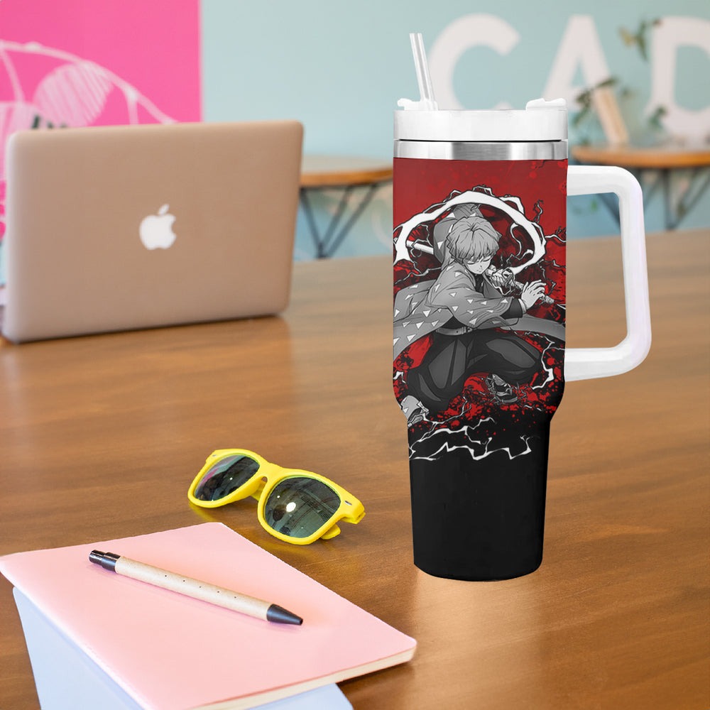 Zenitsu - Japan Art Tumbler With Handle TS04 Zenitsu - Japan Art Tumbler With Handle TS04