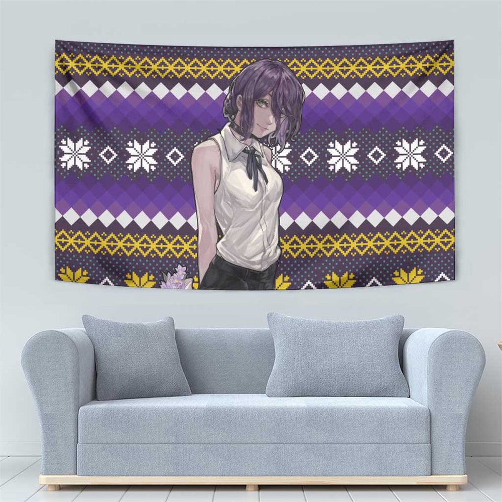 Zere - Chainsaw Man Tapestry Anime Mix Christmas Style TS04 Zere - Chainsaw Man Tapestry Anime Mix Christmas Style TS04