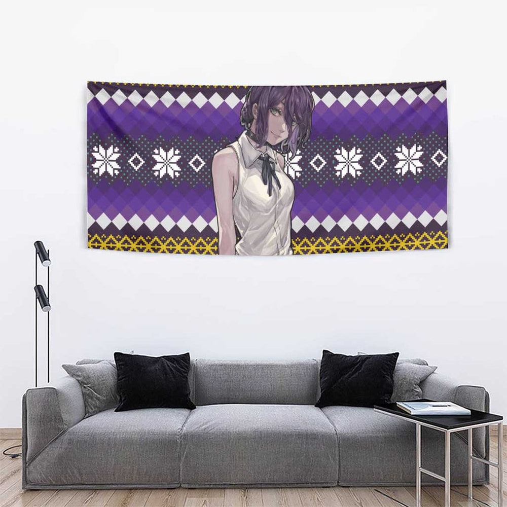 Zere - Chainsaw Man Tapestry Anime Mix Christmas Style TS04 Zere - Chainsaw Man Tapestry Anime Mix Christmas Style TS04