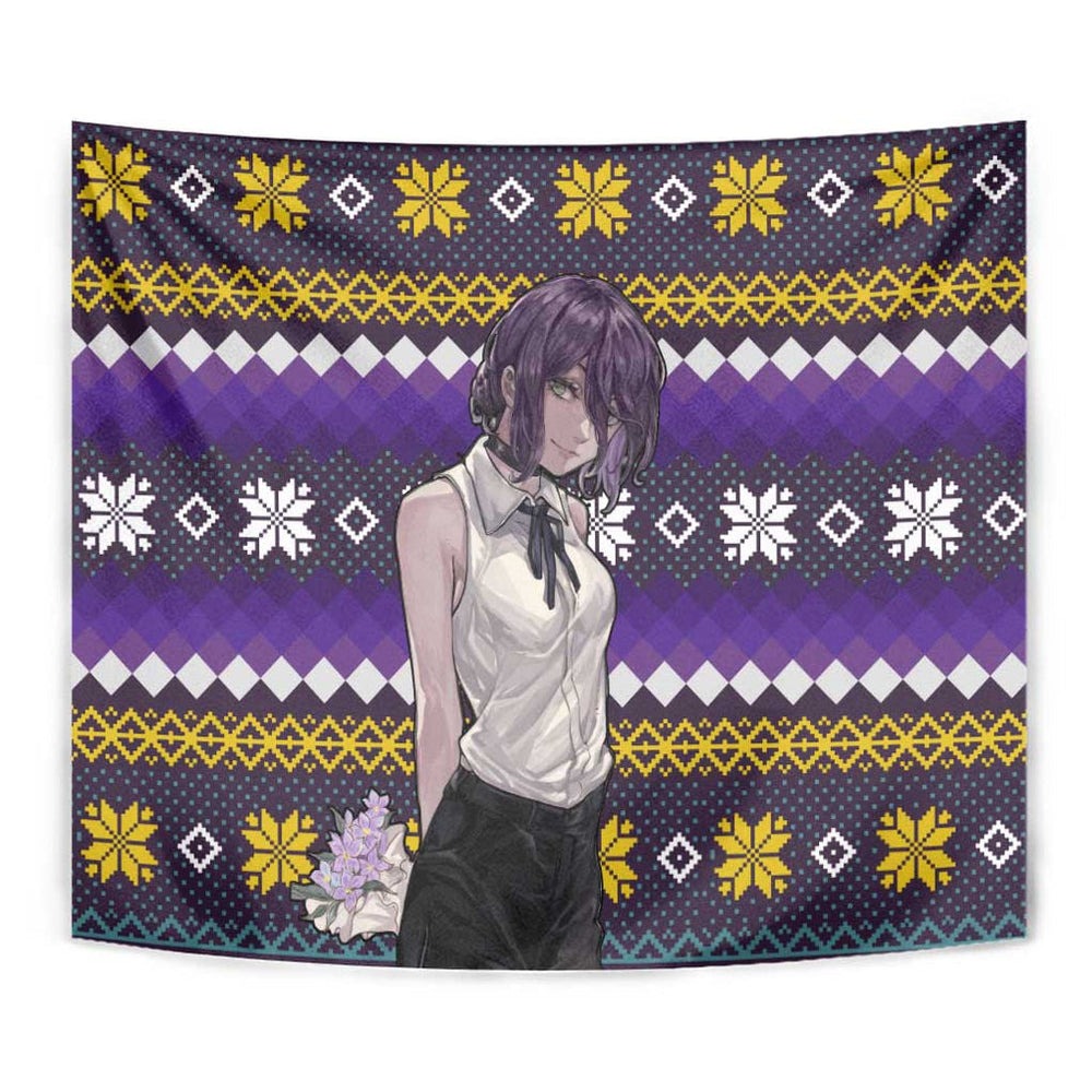 Zere - Chainsaw Man Tapestry Anime Mix Christmas Style TS04 Zere - Chainsaw Man Tapestry Anime Mix Christmas Style TS04