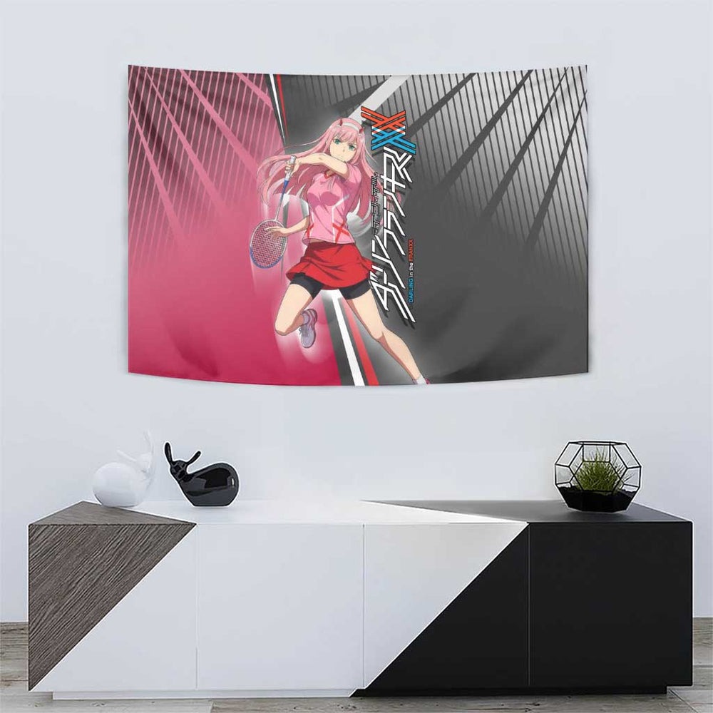 Zero Two Tapestry Sci-Fi Anime Sports Crossover Style TS04