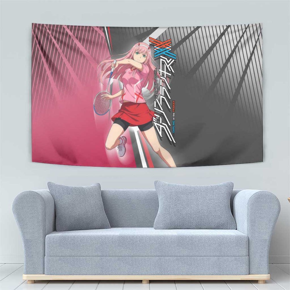 Zero Two Tapestry Sci-Fi Anime Sports Crossover Style TS04
