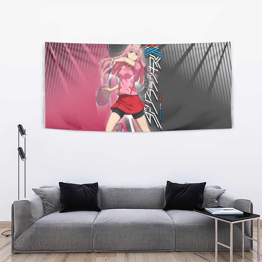 Zero Two Tapestry Sci-Fi Anime Sports Crossover Style TS04