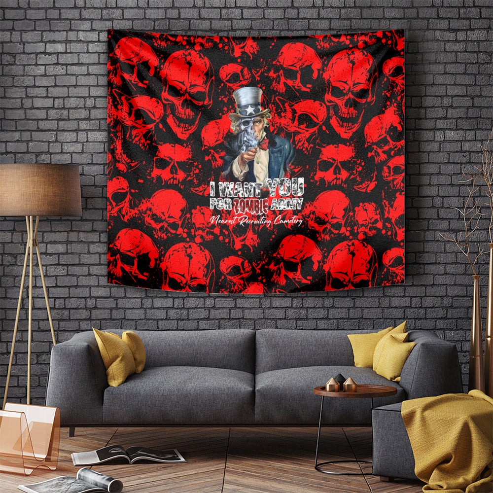Zombie Army Tapestry I Want You DT02 Zombie Army Tapestry I Want You DT02