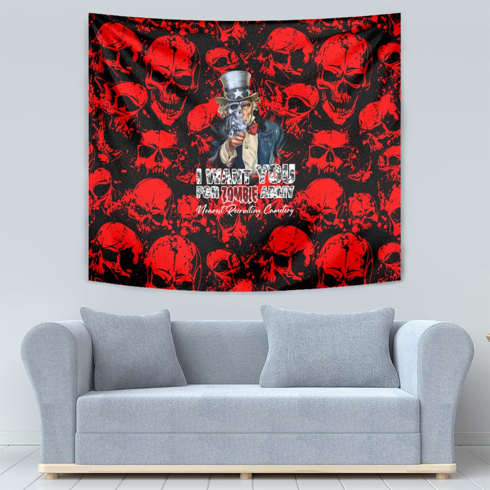 Zombie Army Tapestry I Want You DT02 Zombie Army Tapestry I Want You DT02