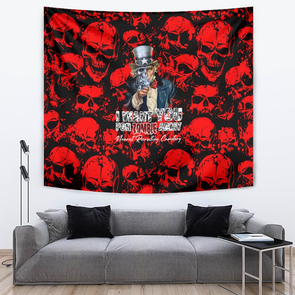 Zombie Army Tapestry I Want You DT02 Zombie Army Tapestry I Want You DT02