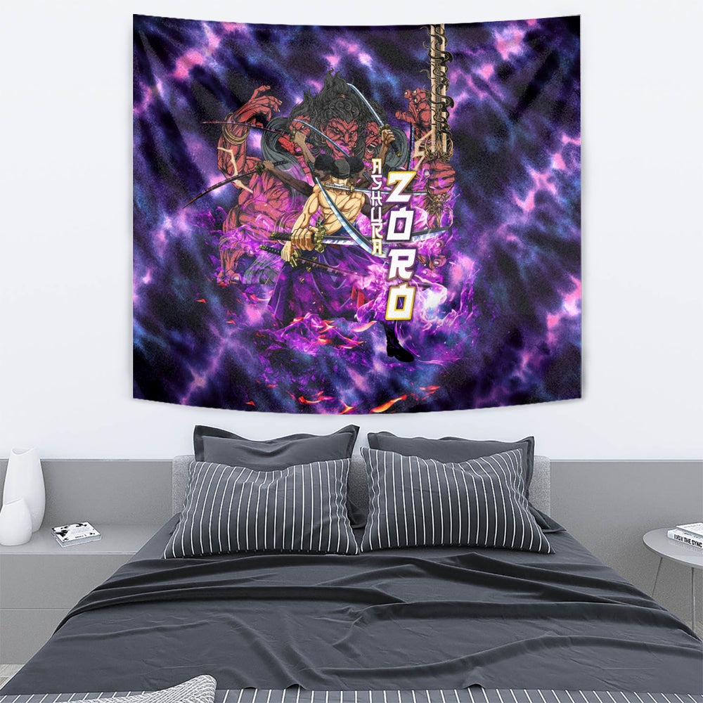 Zoro Kiki Kyutoryu Tapestry One Piece Ashura Style DT02 Zoro Kiki Kyutoryu Tapestry One Piece Ashura Style DT02