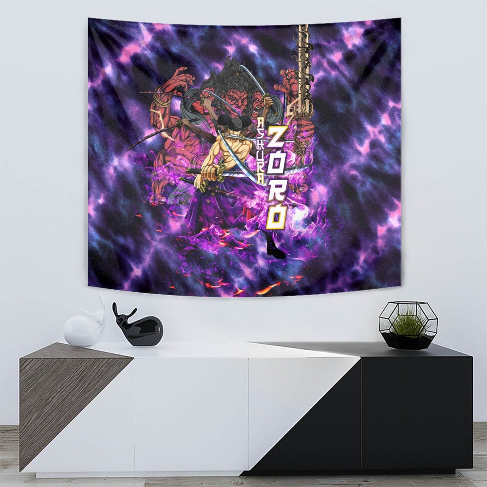 Zoro Kiki Kyutoryu Tapestry One Piece Ashura Style DT02 Zoro Kiki Kyutoryu Tapestry One Piece Ashura Style DT02