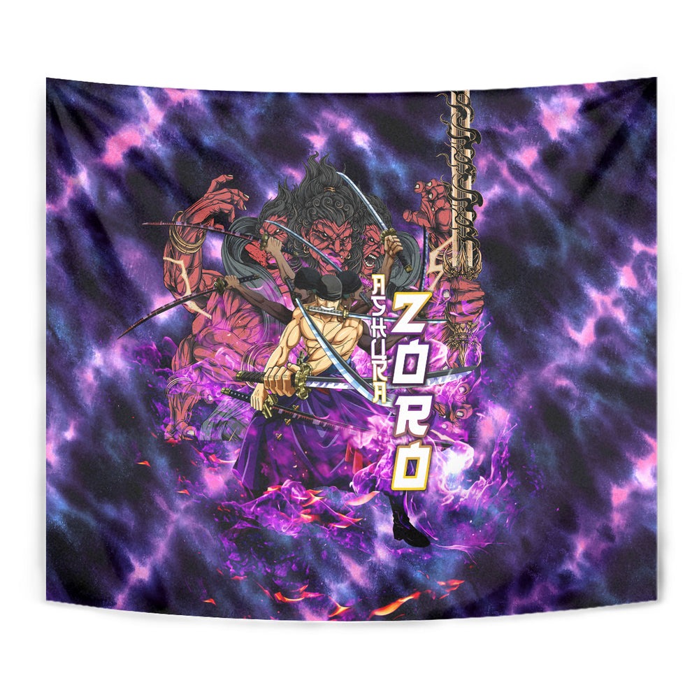 Zoro Kiki Kyutoryu Tapestry One Piece Ashura Style DT02 Zoro Kiki Kyutoryu Tapestry One Piece Ashura Style DT02