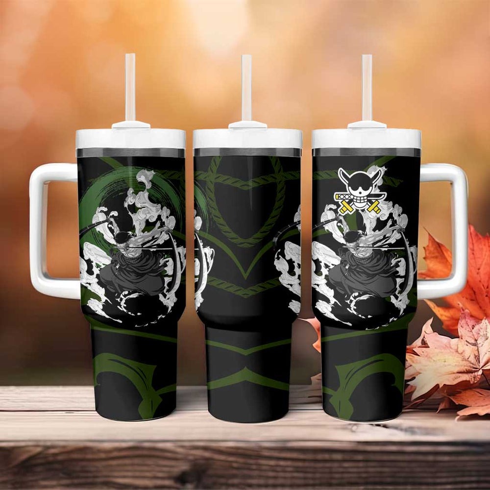 Zoronoa Zoro - One Piece Tumbler With Handle Anime Japan Style TS04