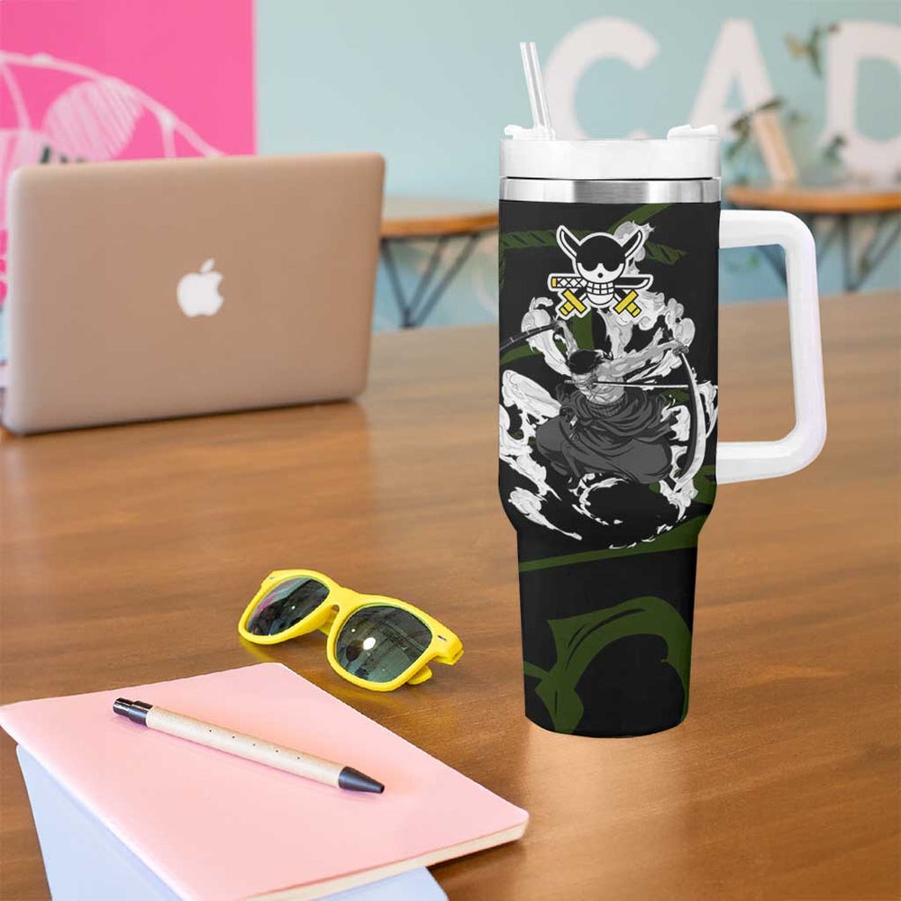 Zoronoa Zoro - One Piece Tumbler With Handle Anime Japan Style TS04